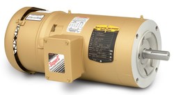 Baldor-Reliance VEBM3558T Short Type 3528M Continuous Duty AC Motor, TEFC Enclosure, 2 hp, 208/230/460 V AC, 60 Hz, 3 Phase, 145TC Frame, 1755 rpm Speed, C-Face Footed Mount