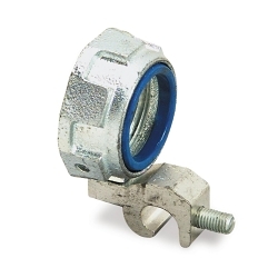 T&B® 3879 Insulated Threaded Grounding Bushing With Aluminum Lug, 4 in Trade, 14 AWG Wire Min, 4 AWG Wire Max, 5.328 in Dia, Malleable Iron