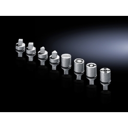 Rittal 2464000 Screwdriver Standard Version A Lock Insert, For Use With EB, BG, AE, Basic AE with Cam, AE, Basic AE 3-Point Lock Enclosure, Wall Mount Housing Enclosure, Die Cast Zinc