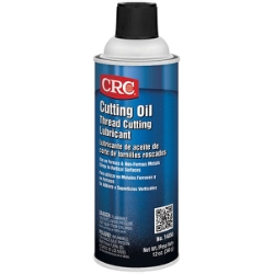CRC® 14050 All Purpose Flammable Non-Drying Sulfur Free Thread Cutting Oil Lubricant, 16 oz Aerosol Can, Faint Petroleum, Liquid, Brown