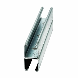 B-Line B22A-120SS4 Back to Back Metal Framing Channel, 10 ft L 1-5/8 in W 1-5/8 in D 12 ga THK, ASTM A240 304 Stainless Steel, 304 Stainless Steel, Domestic