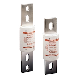 Mersen Amp-Trap® A4BY1000 Current Limiting Low Voltage Time Delay Fuse, 1000 A, 600 VAC/300 VDC, 200/100 kA Interrupt, L Class, Cylindrical Body