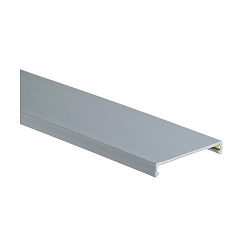 Panduit® Panduct® C1.5LG6 Type NC Wiring Duct Cover, 6 ft L x 1-3/4 in W x 0.35 in H, PVC, Light Gray