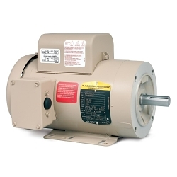 Baldor-Reliance CFDL3507M Continuous Duty Premium Efficient Type 3432LC AC Motor, TEFC Enclosure, 0.75 hp, 115/230 VAC, 60 Hz, 1 ph Phase, 56C Frame, 1725 rpm Speed, C-Face Footed Rigid Base Mount
