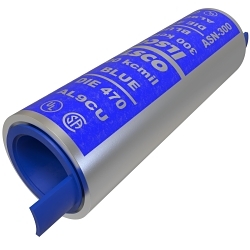 ILSCO® ClearChoice® SureCrimp® ASN-300 Type ASN Dual Rated Compression Sleeve, 2/0 AWG to 300 kcmil Copper/Aluminum Conductor, Die Code: 470, 3.07 in L, Aluminum Alloy