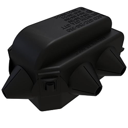 ILSCO® ClearChoice® GTC-250-350 Snap Closure Insulating Cover, For Use With GTA-250-0, GTT-250-0, GTA-250-250, GTT-250-250, GTA-350-350, GTT-350-350 Parallel Tap, GTT-250-0, GTT-250-250 T Tap, GT4T-250-2 and GT4T-350-2-2 Connector, Arnitel, Red