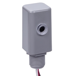 Intermatic® EK4136S Electronic Stem Mounting Photocontrol, 105 to 305 VAC, 1000 W Tungsten, 1800 VA Ballast, Box/Fixture Mount, Plastic