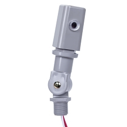 Intermatic® EK4236S Electronic Stem and Swivel Mounting Photocontrol, 105 to 305 VAC, 1000 W Tungsten, 1800 VA Ballast, Box/Fixture Mount, Plastic