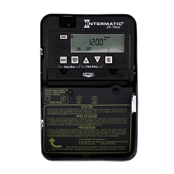Intermatic® ET1105C ET1100 Electronic Timer Switch, 1 min to 23 hr 59 min Setting, 120/277 VAC, 1, 2 hp, 1NO 1 Form A SPST Contact, 1 Poles