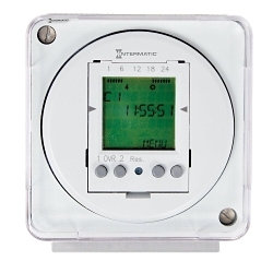 Intermatic® Grasslin® FM2D50-120 Digital Electronic Timer Switch, 24 hr/7 Day Setting, 120 VAC, 1 hp, 1CO 1 Form C 2SPDT Contact, 1 Pole