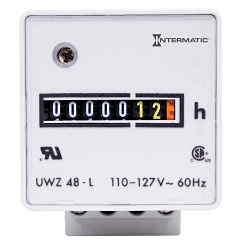 Intermatic® Grasslin UWZ48-24U AC Hour Meter, 7 Digits, Analog Display