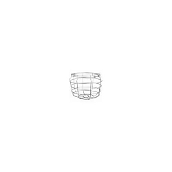 Killark® VMRWGS Guard, 9-15/16 in H x 13-15/16 in W x 13-15/16 in D, For Use With CERTILITE® VM Series 12 in Spin Top Refractor, Lightings, 316 Stainless Steel, Gray