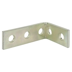 Kindorf® B-917 Angle Fitting Connector, 5 Holes, 4-1/2 in L x 1-1/2 in W x 1/4 in THK, Steel