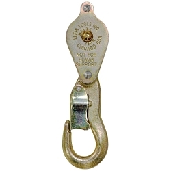 Klein® 1802-30 Block and Tackle With Standard Hooks, 3/8 in Dia x 300 in L Rope