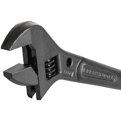Klein® 3227 Adjustable Spud Wrench, 1-5/16 in Spud Handle Wrench, Black Oxide, 11 in OAL, Alloy Steel