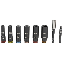 Klein® 32502HD Screwdriver and Socket Set with Case, 12.63 in OAL