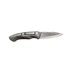 Klein® 44201 1-Blade Electrician's Pocket Knife, 440A Stainless Steel Drop Point Blade, 3-3/8 in L Blade, Dual Thumb Stud Opening, Yes