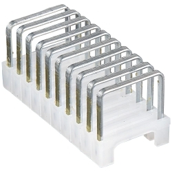 Klein® 450-004 Insulated Cable Staples, 31/64 in W Crown, 7/8 in L Leg, 14-2, 14-2G, 12-2, 12-2G, 10-2, 10-2G Cable, Steel/Plastic