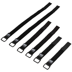 Klein® 450-600 Clinch Straps, 6, 8, 14 in Cable, Hook and Loop Mounting, Poylethlene