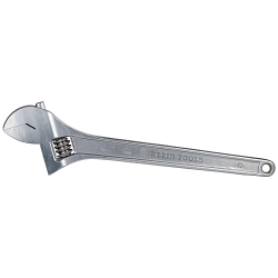Klein® 506-12 Standard Capacity Adjustable Wrench, 1-5/16 in, 12-1/4 in OAL, Forged Alloy Steel Body, Forged Alloy Steel, Polished Chrome