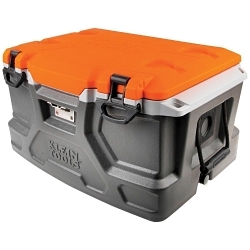 KleinĀ® 55650 2-Compartment Tough Box Cooler, 48 qt Capacity, Gray