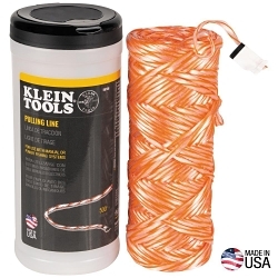 Klein® 56108 Poly Pull Line With Orange Tracer, 210 lb Tensile Strength, 500 ft L, Polypropylene
