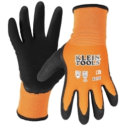 Klein® 60837 Knit Dipped Glove, XL, 41.9% Acrylic/41.3% Latex/14.4% Nylon/1.4% Spandex, Seamless Knit Cuff, Resists: Cut, ANSI Cut-Resistance Level: A1