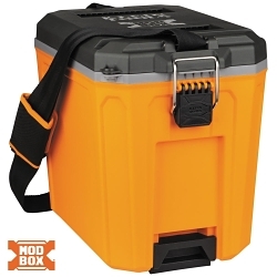 KleinĀ® 62204MB Cooler, 16.7 qt Capacity, Gray/Orange