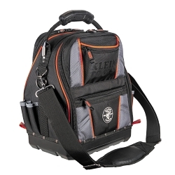 Klein® 62804 Tote Tool Bag, 1680D Ballistic Polyester/Polypropylene, Black/Gray/Orange