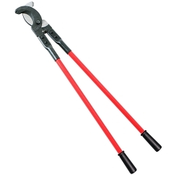 Klein® 63047 Standard Cable Cutter, 2-1/4 in Cable/Wire, 37 in OAL, Forged Steel Jaw
