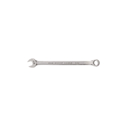 Klein® 68508 Combination Wrench, 8 mm Wrench, 12 Points, 15 deg Offset, 5-3/8 in OAL, Forged Alloy Steel, Polished Chrome/Nickel Plated