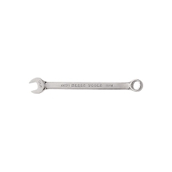 Klein® 68511 Combination Wrench, 11 mm Wrench, 12 Points, 15 deg Offset, 6-1/2 in OAL, Forged Alloy Steel, Polished Chrome/Nickel Plated