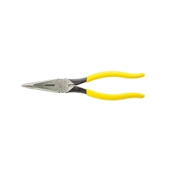 Klein® D203-8 Heavy Duty Long Nose Plier, Tool Steel Jaw, 2.313 in L x 1 in W Jaw, 8.438 in OAL