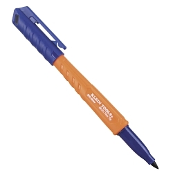 Klein® 86151 Permanent Marker, Fine Tip, Blue