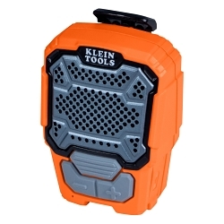 Klein® AEPWS1 Speaker, 12 hr Battery, Bluetooth Connection, Orange