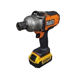 Klein® BAT20-7161 Impact Wrench, 7/16 in Drive Quick-Release Drive, 0 to 2400 ipm, 500 ft-lb Torque Rating, 20 V, 18.75 in OAL
