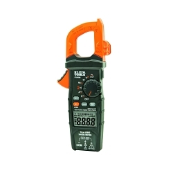 Klein® CL800 AC Auto-Ranging Low Impedance Mode Auto Off Digital Clamp Meter, 1000 V AC/DC, 600 A, 60 MOhm, 50 to 400 Hz, 1-3/8 in Jaw, LCD Display