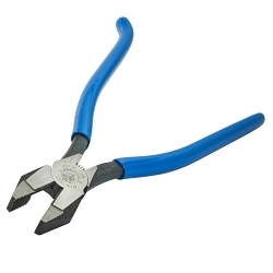 Klein® D2000-7CST Heavy Duty Square Nose Standard Ironworker's Plier, 1-9/32 in L x 1-5/32 in W x 1/2 in THK Tool Steel Jaw, 9-1/4 in OAL