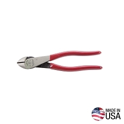 Klein® D228-8 Cutting Plier, 1-3/16 in Nominal, 0.813 in L x 1.188 in W x 0.813 in THK Steel Oval Jaw, 8.063 in OAL, Flush Cut