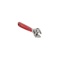 Klein® D506-4 Adjustable Wrench, 1/2 in, Polished Chrome, 4-1/2 in OAL, Steel