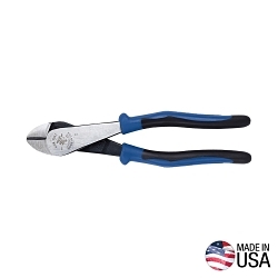 Klein® Journeyman™ J2000-48 2000™ Angled Nose Heavy Duty Cutting Plier, 3/4 in Nominal, 0.813 in L x 1.188 in W x 0.813 in THK Jaw Steel Jaw Oval Jaw, 8-1/8 in OAL