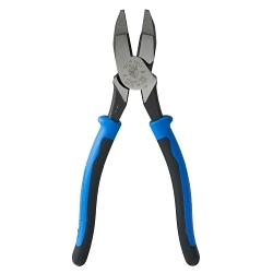 Klein® Journeyman™ J2000-9NE Heavy Duty High Leverage Lineman Plier, 1-3/8 in Nominal, 1.594 in L x 1-1/4 in W x 5/8 in THK Steel Knurled/New England Jaw, 9.55 in OAL