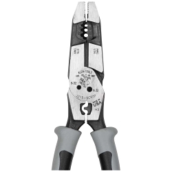 Klein® J2159CRTP Hybrid Plier, 1.154 in W x 2.04 in L x 0.6 in T Jaw, Wide Jaw Surface, 8.981 in OAL