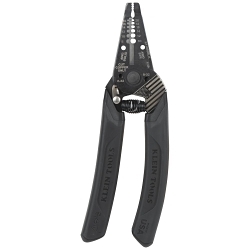 Klein® K11095BLK Wire Stripper/Cutter, 8-18 AWG Solid, 10-20 AWG Stranded Cable/Wire, 32 to 6 AWG, 32 to 8 AWG Shearing