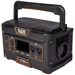 Klein® KTB5 Portable Power Station, 120 V, Plastic/Steel