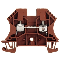 Klippon 1037810000 W Series Standard Terminal Block, 800 VAC, 32 A, 26 to 10 AWG Wire, Snap-On Mount