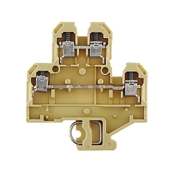 Klippon 1338260000 SAK Type K Double Tier Modular Thermocouple Terminal Block, 500 V, 4 sq-mm Wire, Snap-On Mount