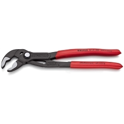 Knipex® Cobra® 87 01 250 SBA Box Joint Fully Fledged High Tech Water Pump Plier, 2 in Nominal, 1-1/4 in L x 1/1-8 in W CRV Steel V-Shape Jaw, Serrated Jaw Surface, 10 in OAL