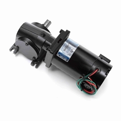 LEESON® M1135040.00 Right Angle Continuous Duty Gear Motor, 90 V DC, 0.13 hp, 10:1 Gear Ratio, 250 rpm Max, 25 in-lb Torque