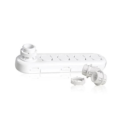 WattStopper® HBEM3W HBEM3 High Bay Extender Module, For Use With Wet Locations, 4.75 in Maximum Extension, -40 to 70 deg C Temperature rating, Polycarbonate, White